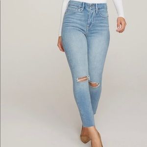 Good American Jeans size 6 cropped